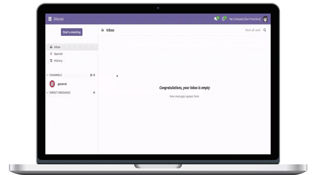 Odoo Access Management System Navbar Access Management